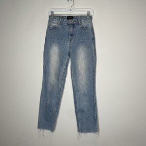Frank And Oak Women’s Straight Leg Light Wash Jeans Size 25